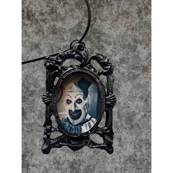Terrifier Pendant Art the Clown Horror Movie Necklace - Picture 2 of 2